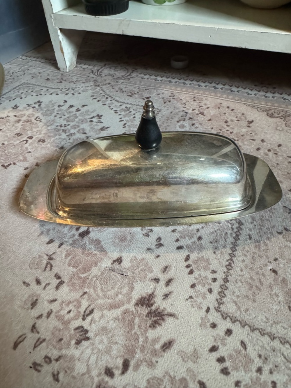 Vintage Silver-plated Butter Dish